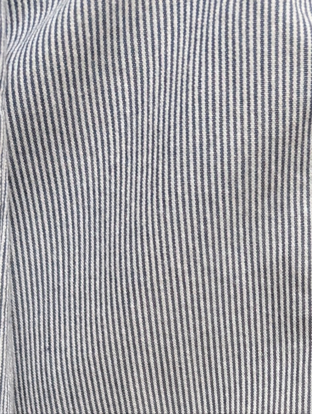 Free People Blue Pinstripe Blazer with Coral Trim - Picture 8 of 14